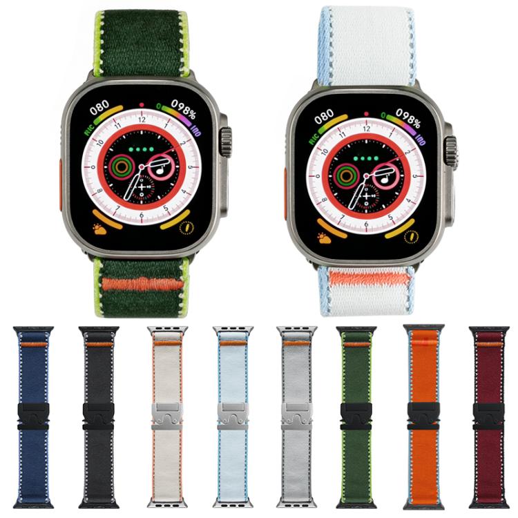 xDfind Nylon Wild Path Parachute Buckle Watch Band, For Apple Watch 42 / 44 / 45 / 46 / 49mm, For Apple Watch 38 / 40 / 41 / S11 42mm