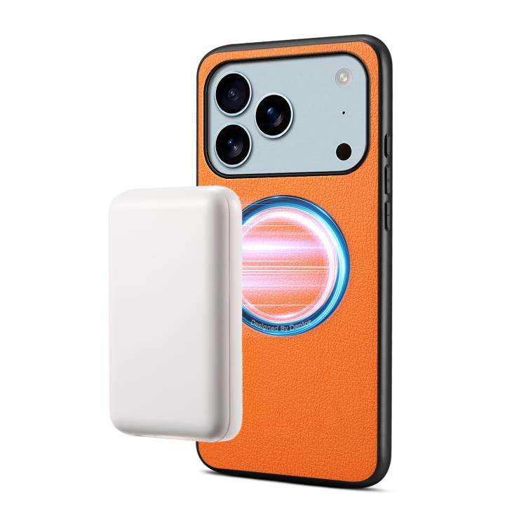 Denior A08 PU Vegan Leather Calfskin Texture Magnetic Phone Case, For iPhone 18 Pro / 17 Pro, For iPhone 18 Pro Max / 17 Pro Max, For iPhone 17, For iPhone Air