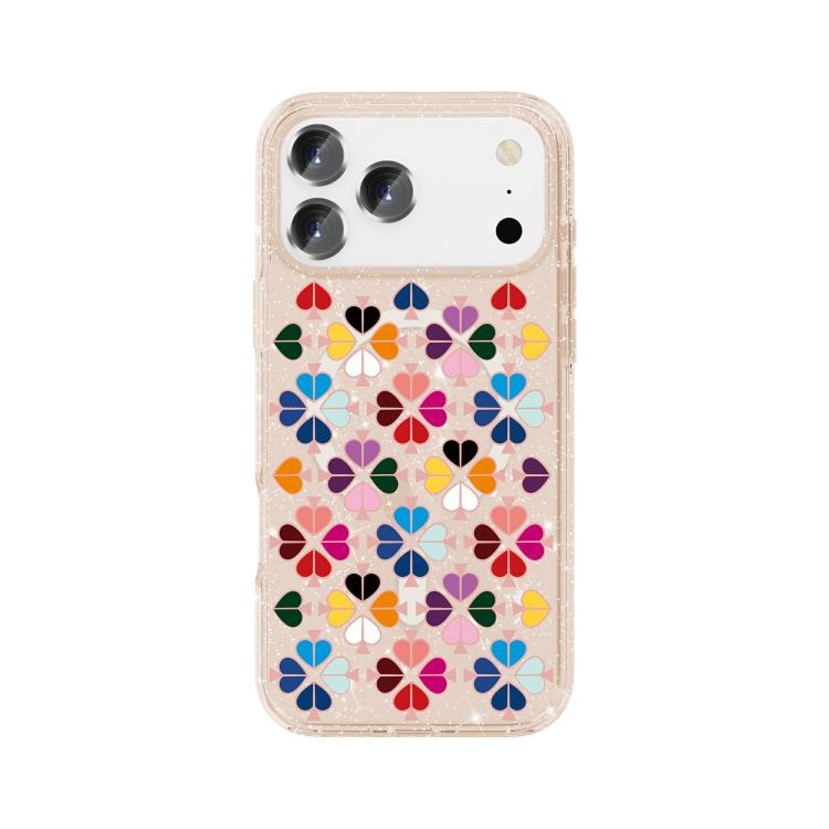 Glittering Crystal Red Heart Pattern Magnetic Phone Case, For iPhone 17 Pro Max, For iPhone 17 Pro