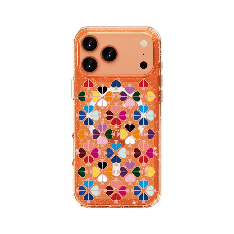 Glittering Crystal Red Heart Pattern Magnetic Phone Case, For iPhone 18 Pro / 17 Pro, For iPhone 18 Pro Max / 17 Pro Max