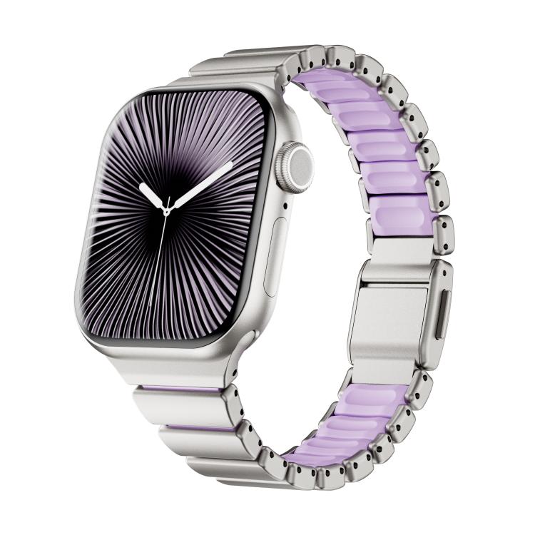 One-bead Waist Stainless Steel Norman Buckle Magnetic Watch Band, For Apple Watch 42mm / 41mm / 40mm / 38mm