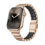 One-bead Waist Stainless Steel Norman Buckle Magnetic Watch Band, For Apple Watch 46mm / 49mm / 45mm / 44mm, For Apple Watch 42mm / 41mm / 40mm / 38mm