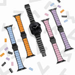 One-bead Waist Stainless Steel Norman Buckle Magnetic Watch Band, For Apple Watch 46mm / 49mm / 45mm / 44mm, For Apple Watch 42mm / 41mm / 40mm / 38mm