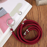 6mm Thick Adjustable Length Crossbody Mobile Phone Lanyard