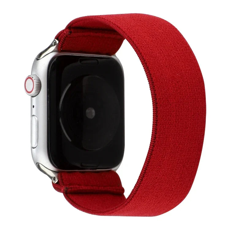 Solid Color Silicone Replacement Strap Watchband, For Apple Watch Series 7  41mm / & 6 & SE & 5 & 4 40mm, For Apple Watch Series  7  45mm / & 6 & SE & 5 & 4 44mm