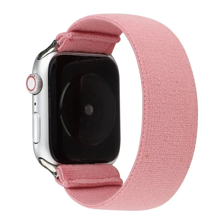 Solid Color Silicone Replacement Strap Watchband, For Apple Watch Series 7  41mm / & 6 & SE & 5 & 4 40mm, For Apple Watch Series  7  45mm / & 6 & SE & 5 & 4 44mm