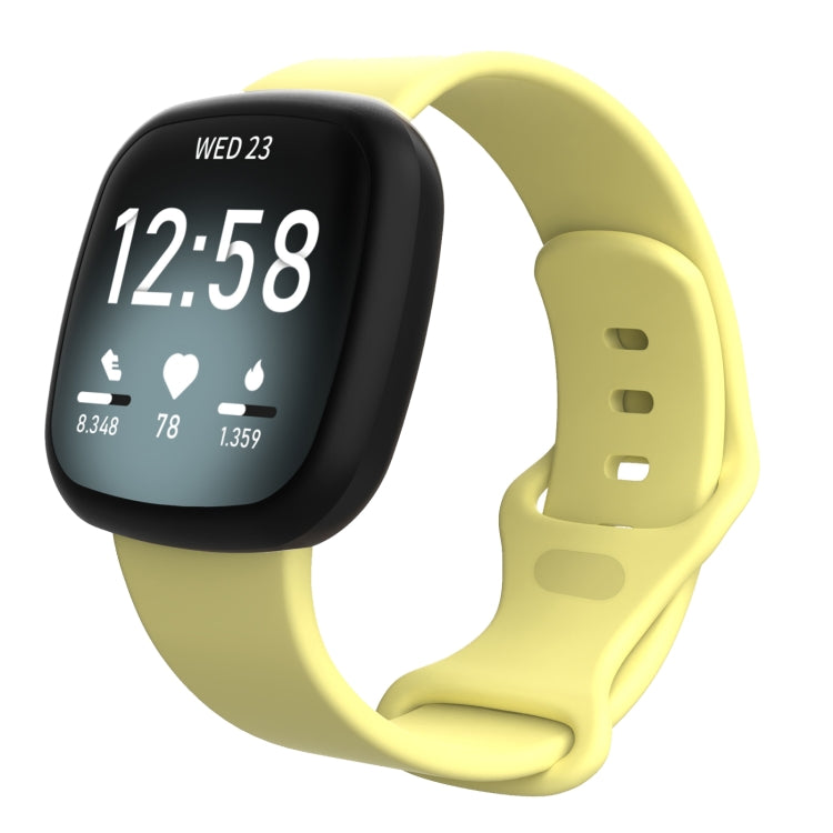 For Fitbit Versa 3 / Sense Silicone Replacement Strap Watchband, Size: S, Size: S