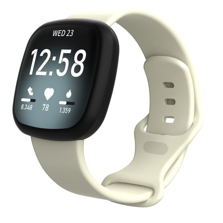 For Fitbit Versa 3 / Sense Silicone Replacement Strap Watchband, Size: S, Size: S