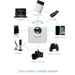 Q2 LED 1080P Mini Portable Projector Children Projector, EU Plug, US Plug, UK Plug, AU Plug