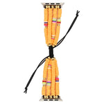 Bohemian Style Soft Ceramic Beaded Strap For Apple Series 6 & SE & 5 & 4 44mm / 3 & 2 & 1 42mm, For Apple Series 7 45mm / 6 & SE & 5 & 4 44mm / 3 & 2 & 1 42mm