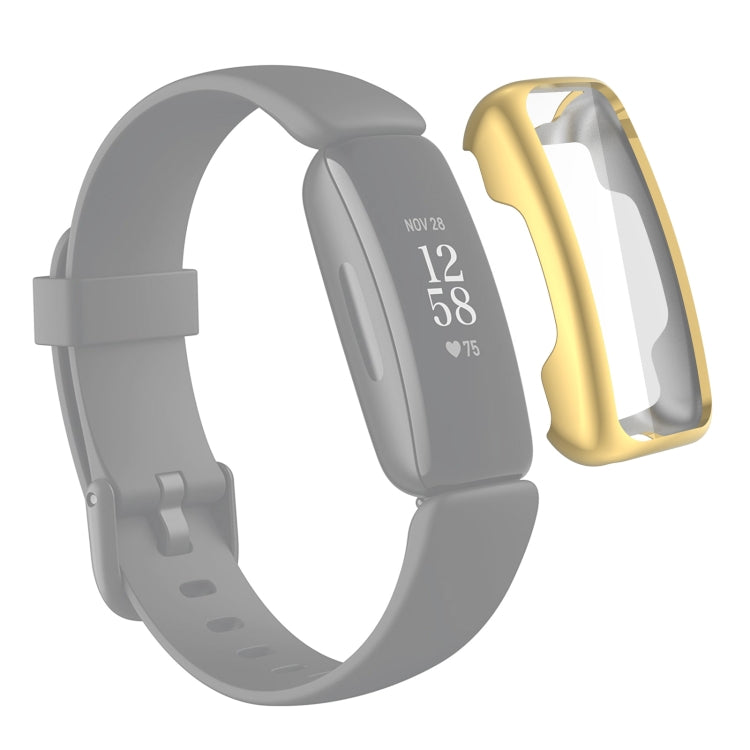 For Fitbit Inspire 2 TPU Electroplating Protective Case Cover