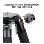 BEXIN ST424C Rugged Camcorder Photographic Carbon Fiber Big Tripod, Max Tube: 40mm, ST424C