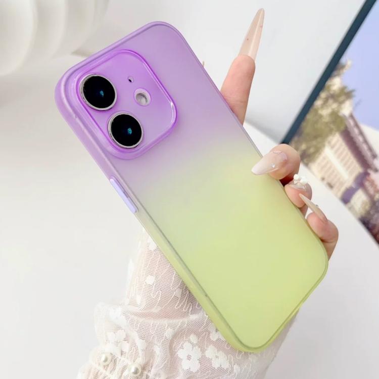 Gradient Frosted TPU Full Coverage Phone Case, For iPhone 11 Pro Max, For iPhone 11