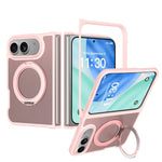 Skin Feel Rotating Holder Magnetic Phone Case, For iPhone Duo