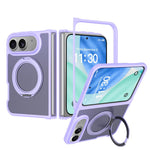 Skin Feel Rotating Holder Magnetic Phone Case, For iPhone Duo