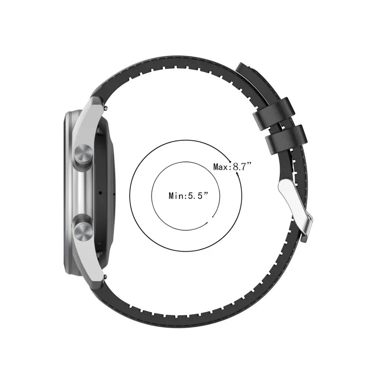 20mm Silicone Leather Replacement Strap Watchband for Samsung Galaxy Watch 3 41mm, For Samsung Galaxy Watch 3 41mm