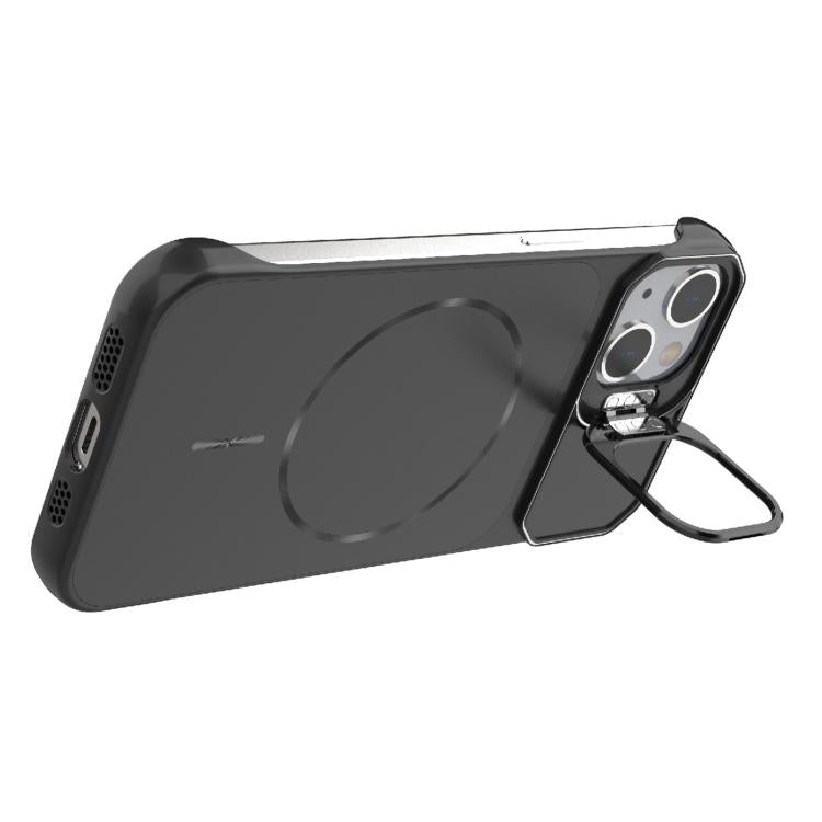 Frameless Half-Wrapped PC Magnetic Phone Case, For iPhone 13