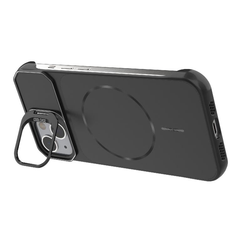 Frameless Half-Wrapped PC Magnetic Phone Case, For iPhone 13