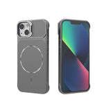 Frameless Half-Wrapped PC Magnetic Phone Case, For iPhone 13