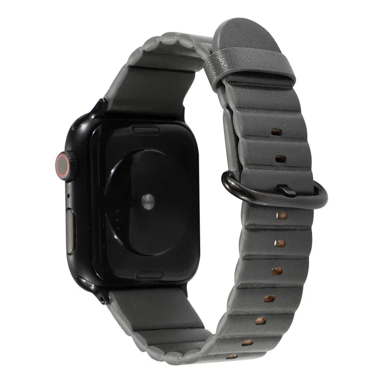 Loop Stripes Replacement Strap Watchband with Iron Buckle, For Apple Watch Series 7  41mm / & 6 & SE & 5 & 4 40mm, For Apple Watch Series  7  45mm / & 6 & SE & 5 & 4 44mm