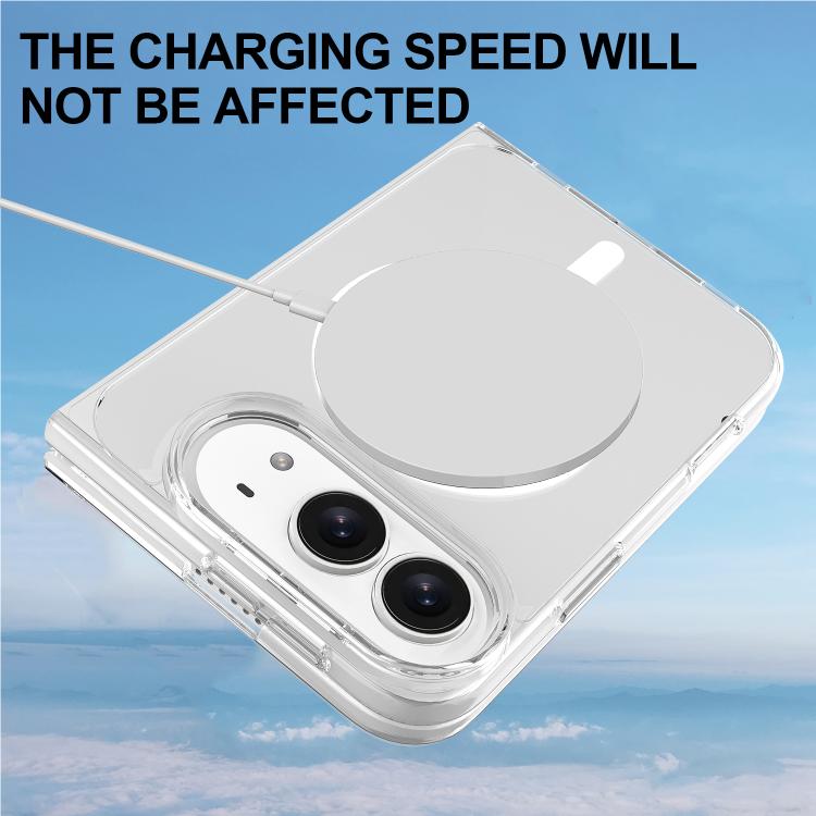 Scratchproof PC Transparent MagSafe Phone Case, For iPhone Duo