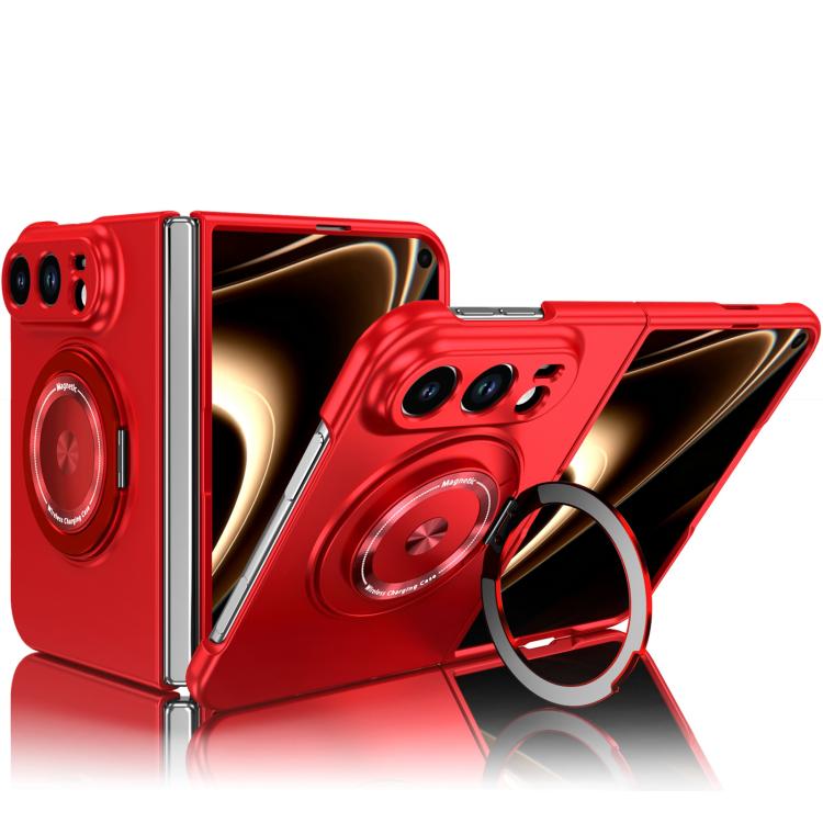 Rotation Holder Foldable Magnetic PC Phone Case, For iPhone Duo