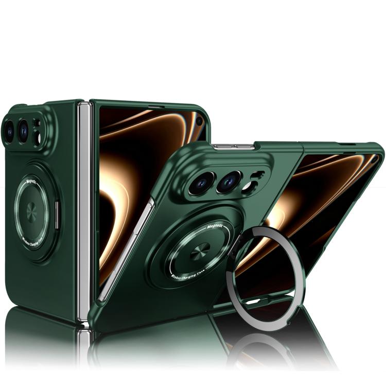 Rotation Holder Foldable Magnetic PC Phone Case, For iPhone Duo