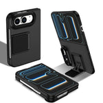 Three-dimensional Folding Holder PC Phone Case, For iPhone Duo
