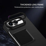Three-dimensional Folding Holder PC Phone Case, For iPhone Duo