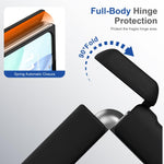 Full Cover HD Integrated Magnetic Hinge Folding Phone Case, For iPhone Duo