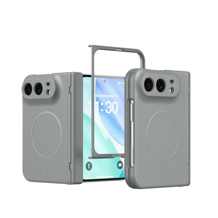 Full Cover HD Integrated Magnetic Hinge Folding Phone Case, For iPhone Duo