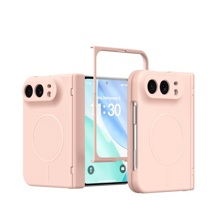 Full Cover HD Integrated Magnetic Hinge Folding Phone Case, For iPhone Duo