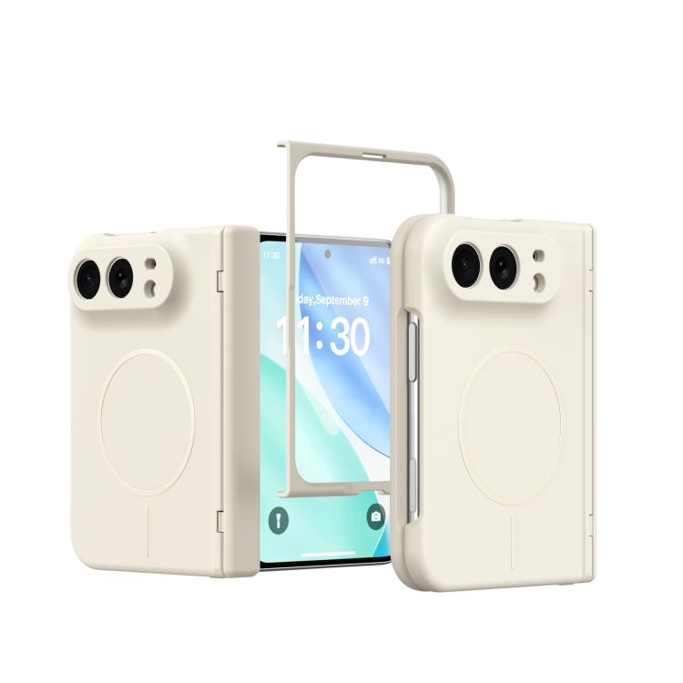 Full Cover HD Integrated Magnetic Hinge Folding Phone Case, For iPhone Duo