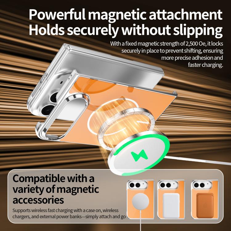 Integrated Glass Scratch Resistant Magnetic Phone Case, For iPhone Duo