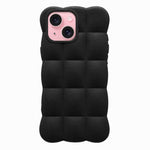 Solid Color Cloud Square TPU Phone Case, For iPhone 15 Plus, For iPhone 15