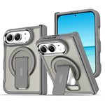 Acrylic Hybrid TPU MagSafe Holder Phone Case, For iPhone Duo