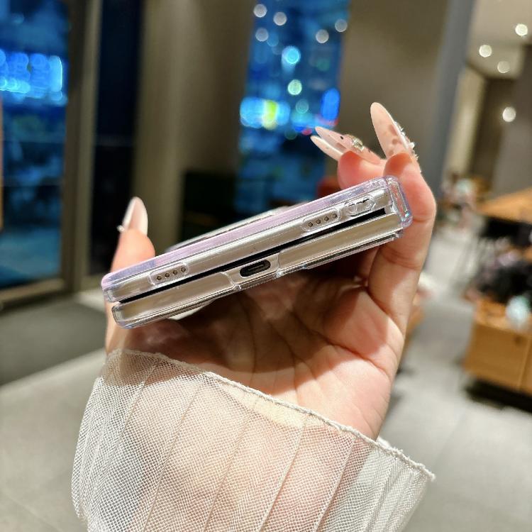 Axial Magnetic Shell Pattern Phone Case with 360 Holder, For iPhone Duo