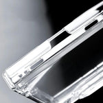 Clear Spring Hinge PC Shockproof Phone Case with Front Cover, For iPhone Duo