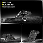 Sliding Camshield Ring Holder Phone Case, For iPhone Duo