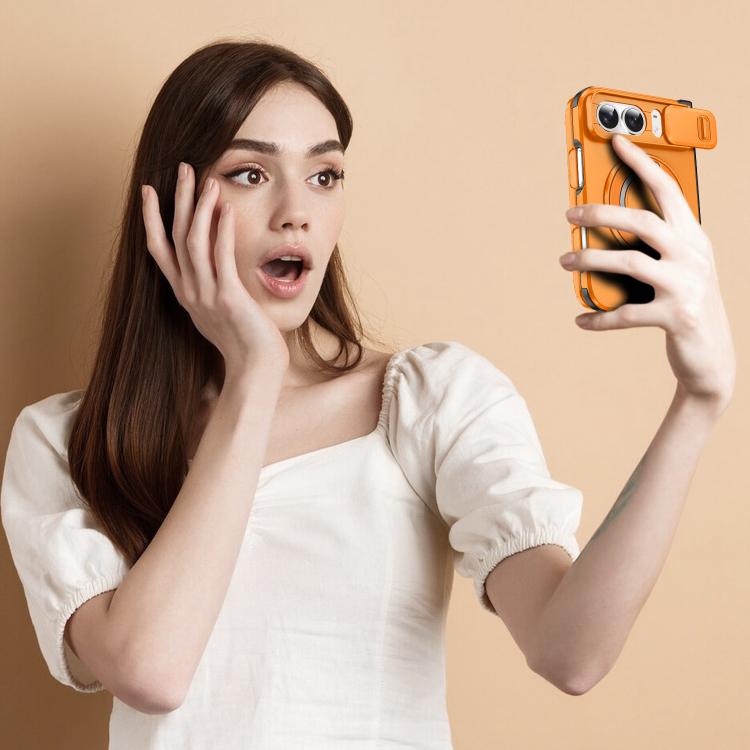 Sliding Camshield Ring Holder Phone Case, For iPhone Duo