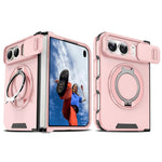 Sliding Camshield Ring Holder Phone Case, For iPhone Duo