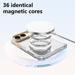 ABEEL Lightweight Transparent Magnetic PC Phone Case, For iPhone Duo