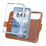 ABEEL RFID Side Buckle Leather Phone Case, For iPhone Duo