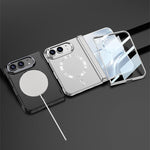 GKK Integrated Phantom CD Pattern Magnetic Folding Hinge Full Coverage Phone Case, For iPhone Duo