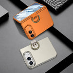 GKK Integrated Ultra-thin PC Full Coverage Phone Case with Ring Holder, For iPhone Duo
