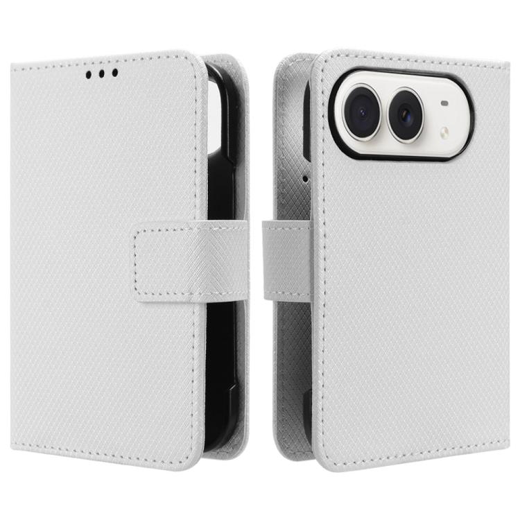 Diamond Texture Leather Phone Case, For iPhone Duo