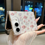 Shell Texture Flower Pattern Protective Phone Case, For iPhone Duo