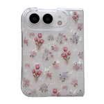 Shell Texture Flower Pattern Protective Phone Case, For iPhone Duo