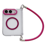 Side Buckle Hinge Magnetic Phone Case with Strap, For iPhone Duo