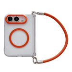 Side Buckle Hinge Magnetic Phone Case with Strap, For iPhone Duo